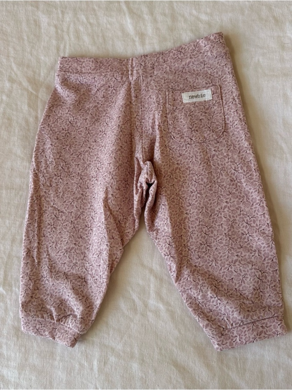 Newbie Floral Print Infant Girl Pants